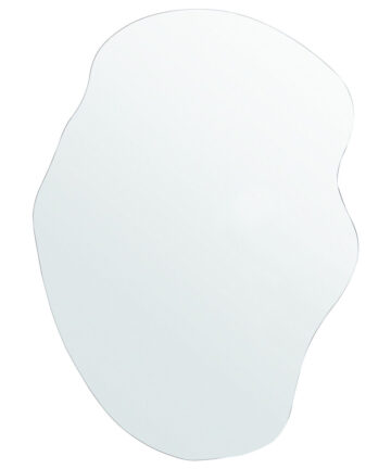 Wall Mirror 50 x 70 cm Silver FALAISE