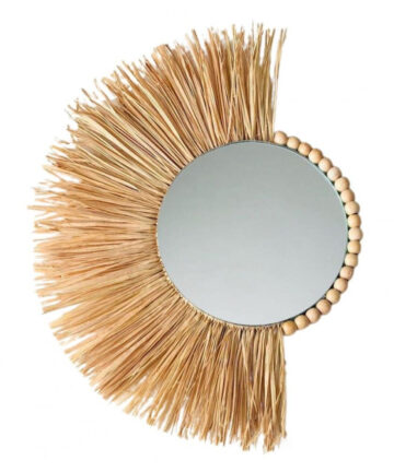 Wear-resistant Portable Lightweight Decorative Hanging Mirror for Living Room
